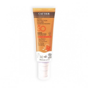 Cattier Spray protection solaire SPF 30 visage et corps 125ml