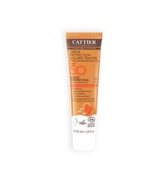 Cattier Crème protection solaire SPF 50 visage et décolleté 40ml