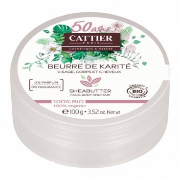 Cattier Beurre de Karité 100% BIO 100 g