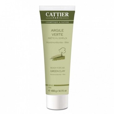 Cattier Argile Verte Tube Voyage 400 g