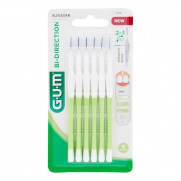 Gum Bi-Direction Brossette 0.7mm Blanche