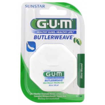 Gum Butlerweave Fil Dentaire Mentholé 1855 pas cher