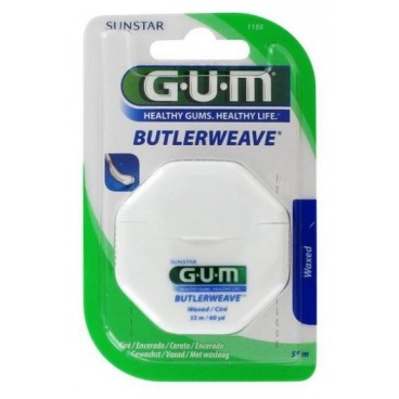 Butler GUM Fil Dentaire Ciré Butlerweave 1155 pas cher