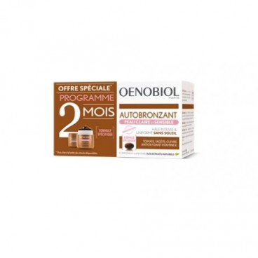 Oenobiol Autobronzant Peau Claire et Sensible 2x30 Capsules