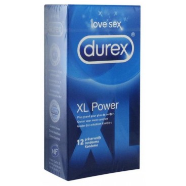 Durex Préservatif Power XL Boite de 12