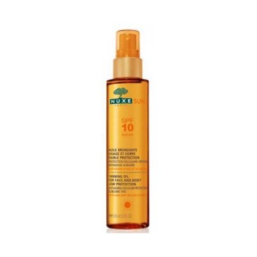 Nuxe Solaires SPF10 Huile Bronzante Visage et Corps 150Ml