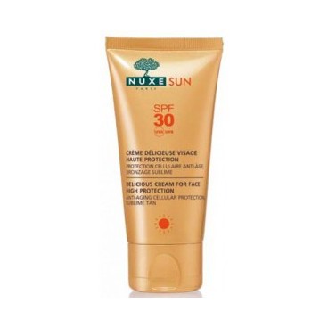 Nuxe Solaires SPF30 Crème Délicieuse Visage 50Ml