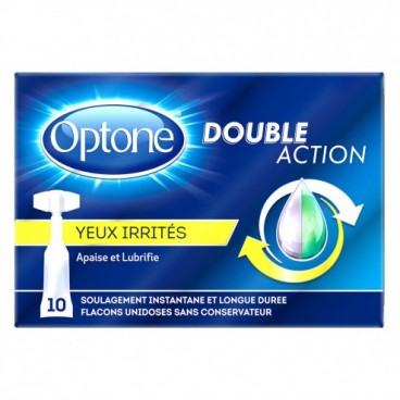 Optone Monodoses Yeux Irrités 10 Unidoses