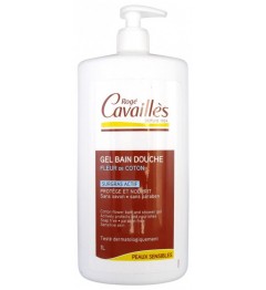 Roge Cavailles Gel Surgras Bain Douche Fleur de Coton 1 Litre