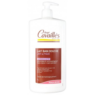 Rogé Cavailles Gel Surgras Bain Douche Lait de Figue 1 Litre