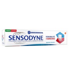 Sensodyne Sensibilité et Gencives Dentifrice Menthe Fraiche 75ml