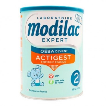 MODILAC Expert Actigest Lait 2ème Age 800 G
