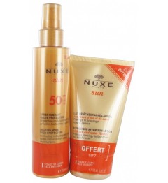 Nuxe Solaires Spray SPF50 150Ml et Après Soleil 100Ml Offert