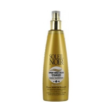 Soleil Noir Huile Sèche Vitaminée SPF6 150Ml pas cher