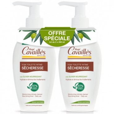 Rogé Cavaillès Spécial Sécheresse Gel Lavant Naturel 2x250Ml