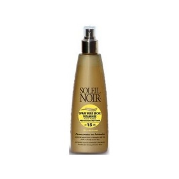 Soleil Noir Huile Sèche Vitaminée SPF15 150Ml pas cher