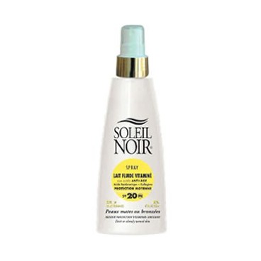 Soleil Noir Lait Vitaminé SPF20 150Ml pas cher