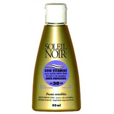 Soleil Noir Soin Vitaminé SPF30 50Ml pas cher