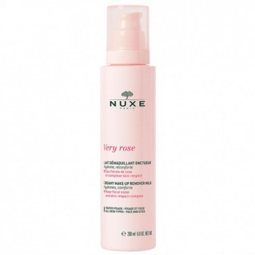 Nuxe Very Rose Lait Démaquillant Onctueux 200Ml