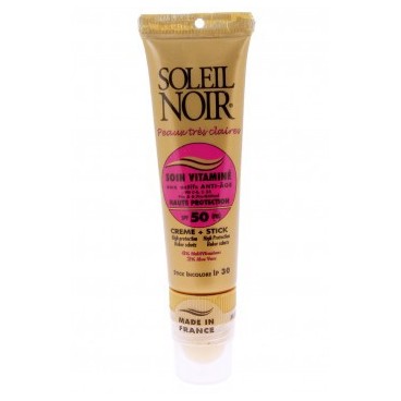 Soleil Noir Combi Stick Solaire SPF50 2G pas cher