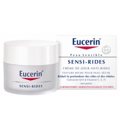 Eucerin Peau Sensible Sensi-Rides Crème Anti Rides Jour 50Ml