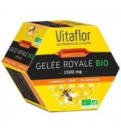 Vitalfor Gelée Royale Bio 1500Mg 20 Ampoules
