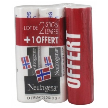 Neutrogena Stick Lèvres Lot de 3