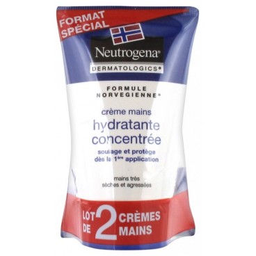 Neutrogena Crème Mains Hydratante Concentrée 2x50Ml