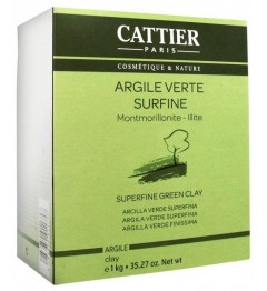 Cattier Argile Verte Surfine 1Kg