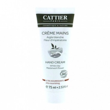 Cattier Crème Mains Ultra Nourrissante 75Ml