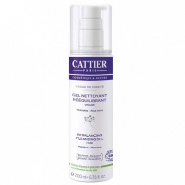 Cattier Gel Nettoyant Rééquilibrant 200Ml