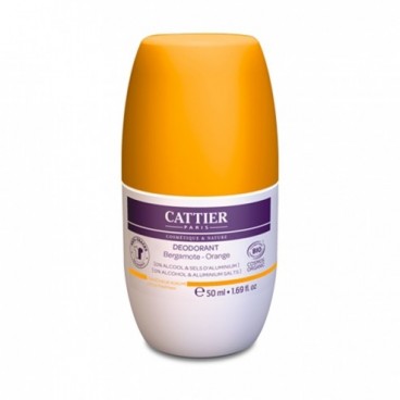 Cattier Déodorant Roll On 50Ml Agrumes