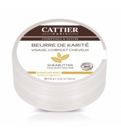 Cattier Beurre de Karité Parfum Miel 100 Grammes