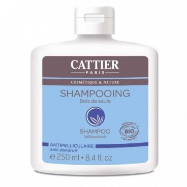 Cattier Shampooing Bois de Saule Anti Pelliculaire 250Ml