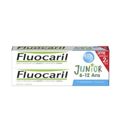 Fluocaril Dentifrice Junior 6 à 12 Ans Gel Bubble 2x75Ml