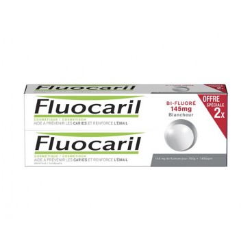 Fluocaril Dentifrice Bi Fluoré 145Mg Blancheur Menthe 2x75Ml