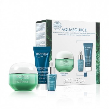 BIOTHERM Coffret Aquasource Gel Peaux Normales à Mixtes 50Ml