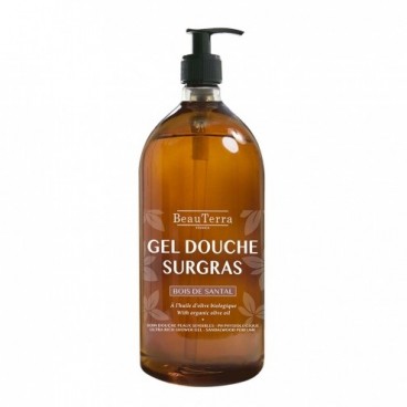 Beauterra Gel Douche 1L Parfum Bois de Santal