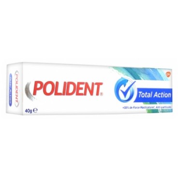 Polident Total Action Crème Fixative 40 Grammes