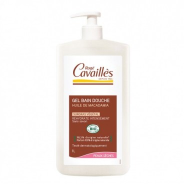 Roge Cavailles Gel Surgras Bain Douche Bio Macadamia 1 Litre