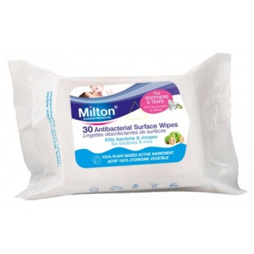 Milton Lingettes Désinfectantes de Surface Paquet de 30