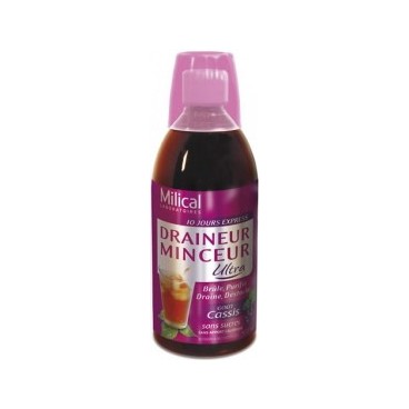 Milical Draineur Ultra Cassis 500Ml pas cher