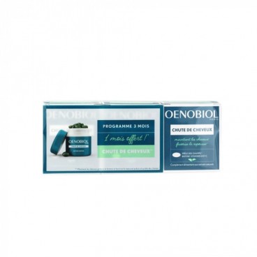 Oenobiol Capillaire Chute de Cheveux Lot de 3x60 Comprimés