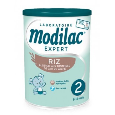 Modilac Expert Riz Lait 2eme Age 800g pas cher