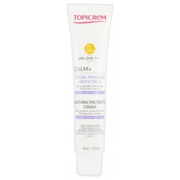 Topicrem Calm Crème Apaisante Protectrice SPF50 40Ml