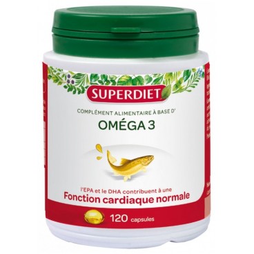 Superdiet Omega 3 120 Gélules