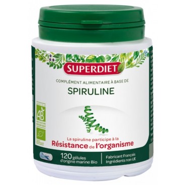 Superdiet Spiruline 120 Gélules