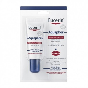 Eucerin Aquaphor Réparateur Lèvres SOS 10Ml