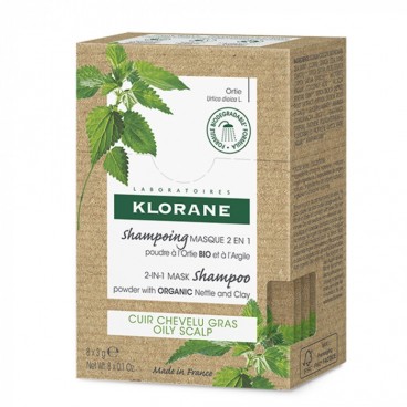 Klorane Shampooing Masque Ortie 2 en 1