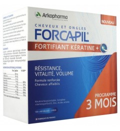 Forcapil Fortifiant Keratine 120 Gélules + 60 Gratuites